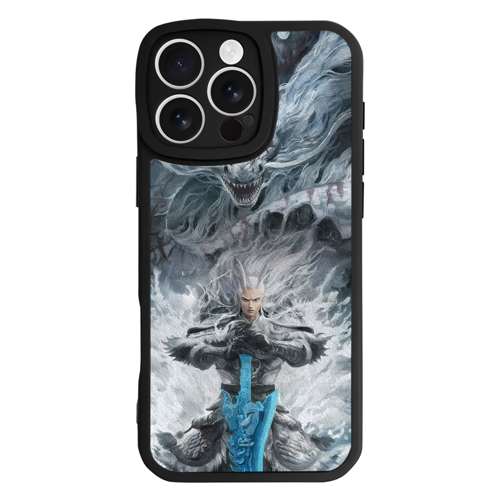 （画像用） Ne Zha 2 ナタ 魔童の大暴れ 【iPhone 16シリーズ対応】シリコンスマホケース（レザー調） 材質：シリコン